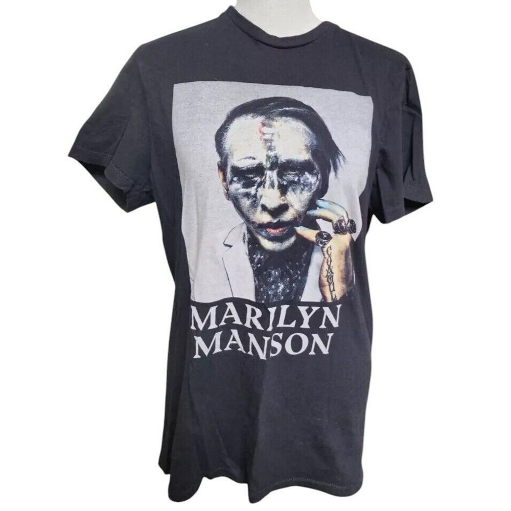 Marilyn Manson T-shirt Size Small Black Industrial Metal Band - Picture 1 of 6